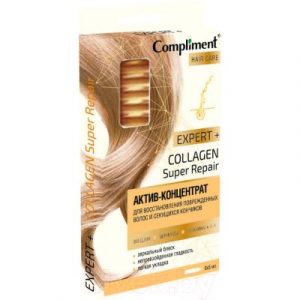 Ампулы для волос Compliment Expert+Актив-Концентрат для восстановления поврежденных волос