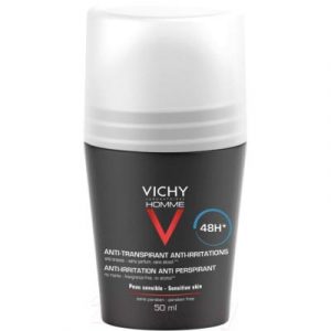 Антиперспирант шариковый Vichy Homme для чувствительной кожи 48ч мужской