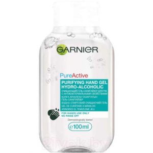 Антисептик для рук Garnier Очищающий гель-санитайзер с антибактериальными свойствами