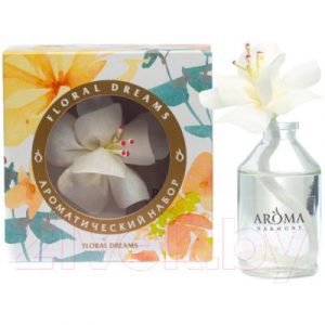 Аромадиффузор Aroma Harmony С цветком из ротанга Floral Dreams