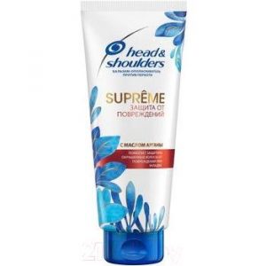 Бальзам для волос Head & Shoulders Supreme против перхоти защита от повреждений масло арганы