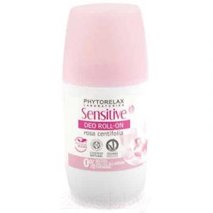 Дезодорант шариковый Phytorelax Sensitive Roll-On With Centifolia Rose