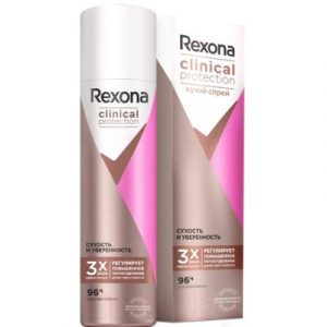 Дезодорант-спрей Rexona Clinical Protection сухость и уверенность