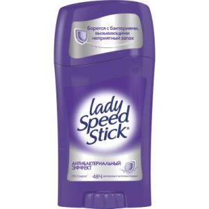 Дезодорант-стик Lady Speed Stick Антибактериальный эффект. Антиперспирант