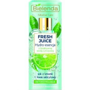 Эссенция для лица Bielenda Fresh Juice детоксифицирующая гидроэссенция лайм