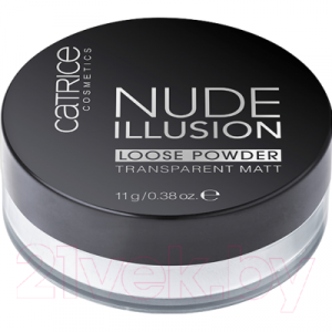 Фиксирующая пудра для лица Catrice Nude Illusion прозрачная