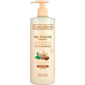 Гель для душа Evoluderm С маслом карите