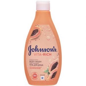 Гель для душа Johnson's Body Care Vita Rich смягчающий с экстрактом папайи