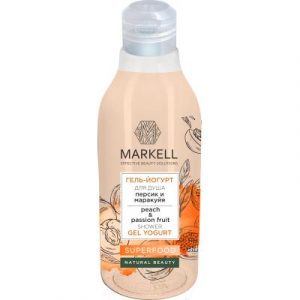 Гель для душа Markell Superfood гель-йогурт персик и маракуйя