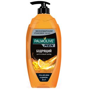 Гель для душа Palmolive Men цитрусовый заряд 2 в 1