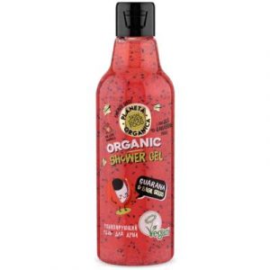 Гель для душа Planeta Organica Skin Super Food Seed Guarana & Basil Seeds тонизирующий
