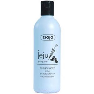 Гель для душа Ziaja Jeju Young Skin черный