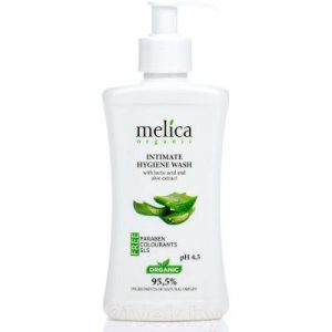 Гель для интимной гигиены Melica Organic Для интимной гигиены с молочной кислотой и экстрактом алоэ