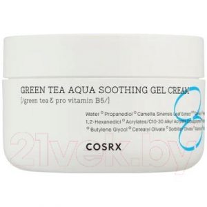 Гель для лица COSRX Hydrium Green Tea Aqua Soothing Gel Cream