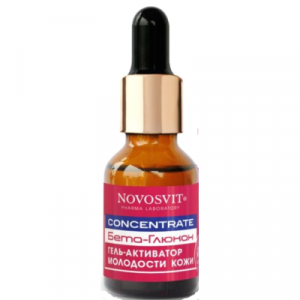 Гель для лица Novosvit Concentrate бета-глюкан активатор молодости кожи