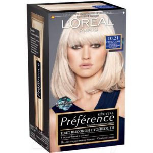 Гель-краска для волос L'Oreal Paris Preference 10.21 Стокгольм