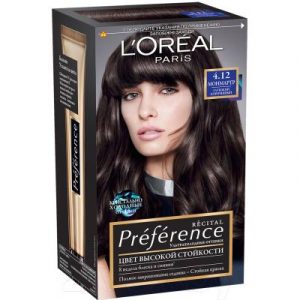 Гель-краска для волос L'Oreal Paris Preference 4.12 Монмартр