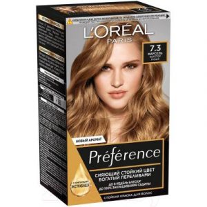 Гель-краска для волос L'Oreal Paris Preference 7.3 Марсель золотой русый