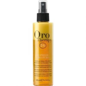 Кондиционер-спрей для волос Fanola Oro Therapy 24k Oro Puro несмываемый восстанавлив. двухфазный