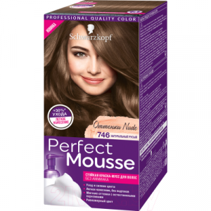 Краска-мусс для волос Perfect Mousse Nude Стойкая 746