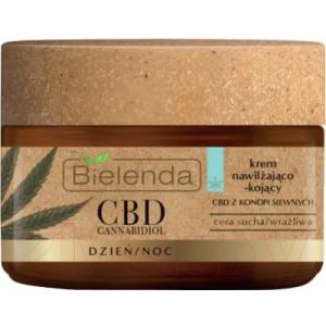 Крем для лица Bielenda CBD Cannabidiol увлажн. и успокаив. для сухой чувствит. кожи