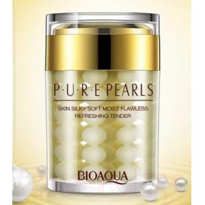 Крем для лица Bioaqua Pure Pearls увлажняющий с натуральной жемчужной пудрой