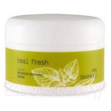 Крем для лица Deoproce Real Fresh Vegan Intensive Soothing Cream