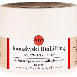 Крем для лица Farmona Canadian Biolifting 50+ красный клен ночной укрепл. восстанавл.