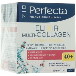 Крем для лица Perfecta Elixir Multi Collagen Лифтинг 40+ Разглаживает морщины