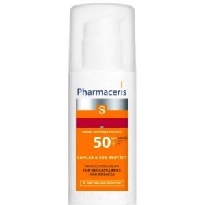 Крем для лица Pharmaceris S Capilar & Sun Protect д/кожи с куперозом и розацеа SPF50+