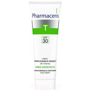 Крем для лица Pharmaceris T Sebo-Moistatic увлажняюще-смягчающий SPF30