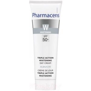 Крем для лица Pharmaceris W Albucin осветляющий дневной тройного действия SPF50+