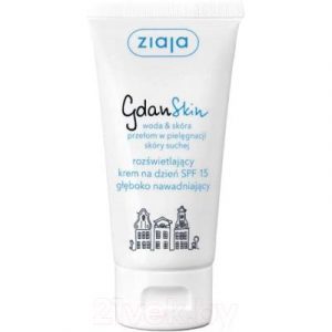 Крем для лица Ziaja Gdanskin Сияние SPF15 дневной