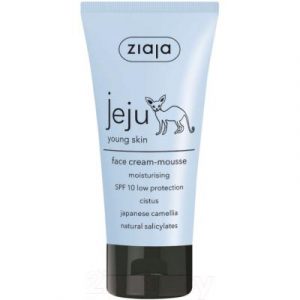 Крем для лица Ziaja Jeju Young Skin увлажняющий SPF10