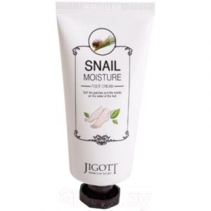 Крем для ног Jigott Real Moisture с экстрактом слизи улитки