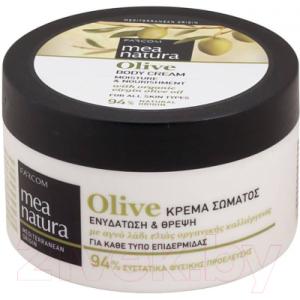 Крем для тела Farcom Mea Natura Olive увлажняющий и питательный с оливковым маслом
