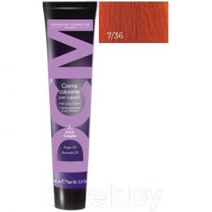 Крем-краска для волос DCM Hair Color Cream HOP Complex 7/36