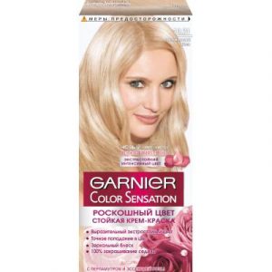 Крем-краска для волос Garnier Color Sensation Роскошный цвет 10.21