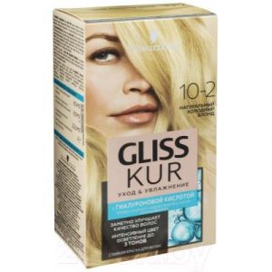 Крем-краска для волос Gliss Kur Уход и увлажнение c гиалуроновой кислотой 10-2