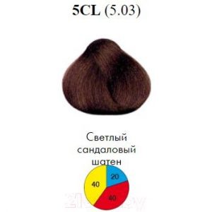 Крем-краска для волос Itely Aquarely 5CL/5.03