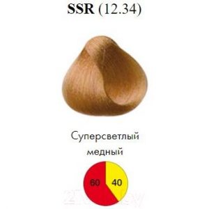 Крем-краска для волос Itely Aquarely SSR/12.34