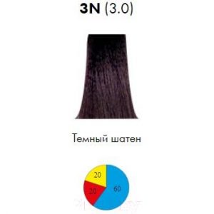 Крем-краска для волос Itely Colorly 2020 3N/3.0