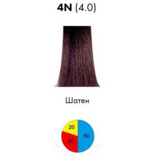 Крем-краска для волос Itely Colorly 2020 4N/4.0