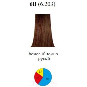 Крем-краска для волос Itely Colorly 2020 6B/6.203