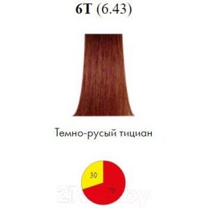 Крем-краска для волос Itely Colorly 2020 6T/6.43