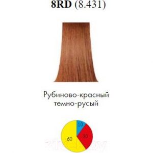 Крем-краска для волос Itely Colorly 2020 8RD/8.431