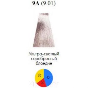Крем-краска для волос Itely Delyton Advanced 9A/9.01