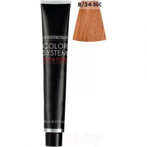 Крем-краска для волос La Biosthetique Color System Tint & Tone 8/34