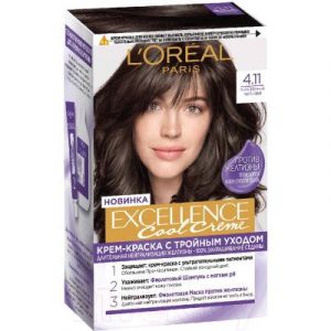 Крем-краска для волос L'Oreal Paris Color Excellence Cool Creme 4.11