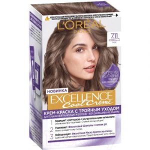 Крем-краска для волос L'Oreal Paris Color Excellence Cool Creme 7.11